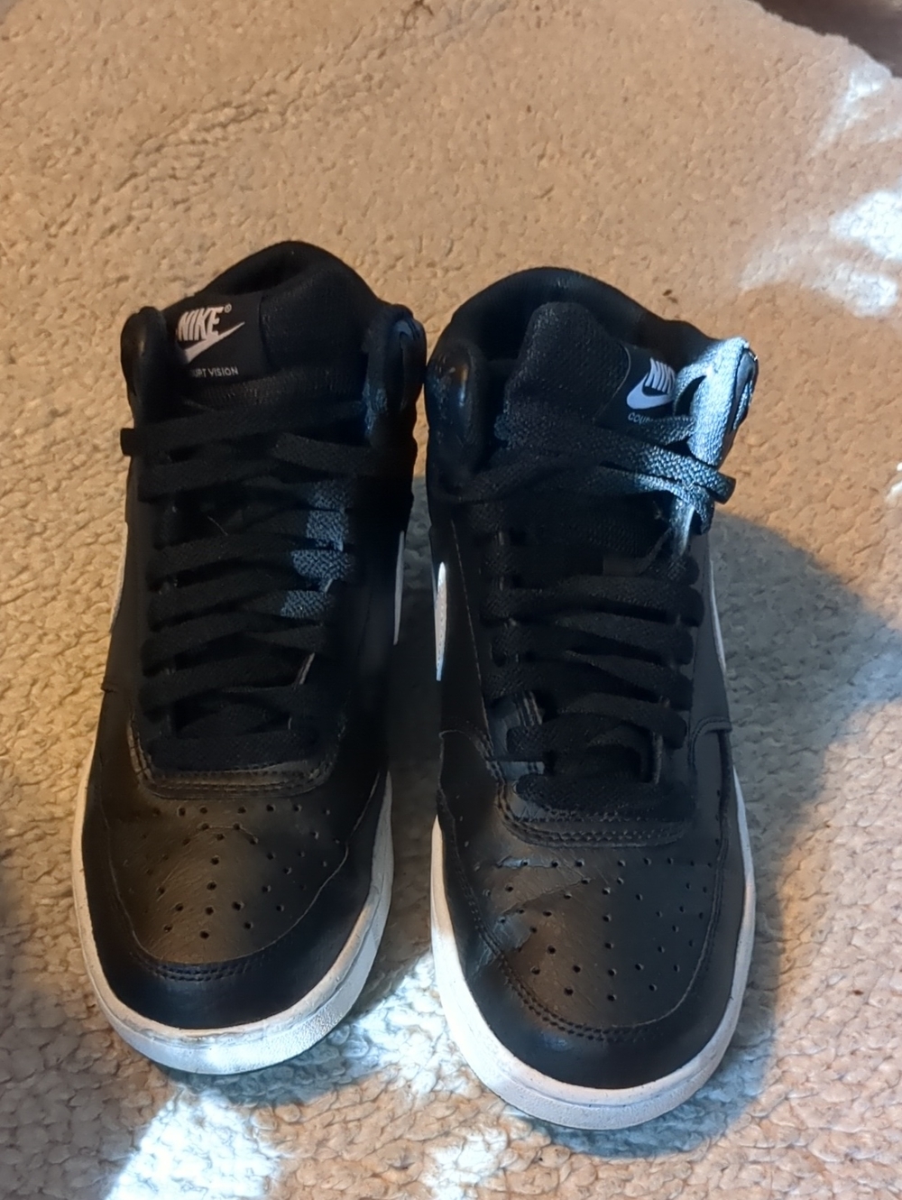 Nike Black and White Low-Top Sneakers